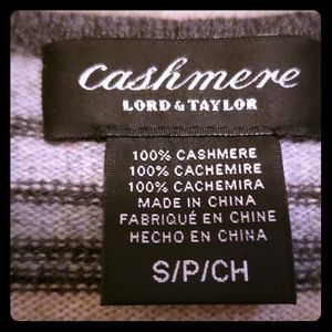 NWOT Lord & Taylor Cashmere Sweater